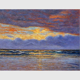 Empresyonizm Claude Monet Yağlıboya Tablolar Reprodüksiyon Gün Doğumu Deniz Manzarası Yağlıboya Tablolar