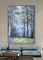 Oturma Odası Orman Ağacı Boyama için Soyut Manzara Modern Sanat Yağlıboya Resim