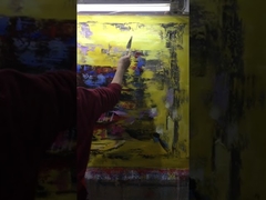 Ev Dekorasyonu İçin Renkli Soyut Tuval Sanat Boyama