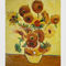 Tuval Üzerine Çağdaş Ayçiçeği Çiçek Yağlıboya Tablo Van Gogh Başyapıt Kopyaları