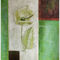 Tuval Üzerine Modern Soyut Çiçek Yağlıboya Resim, Duvar DéCor için Gerilmiş Kanvas Tablo