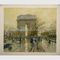 50x60cm Arc De Triomphe Yağlıboya Tablo Paris Eski Sokak Yağlıboya Tablolar