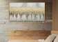 El Boyalı Altın Varak Boyama Soyut Tuval Duvar Sanatı İç Dekorasyon İçin